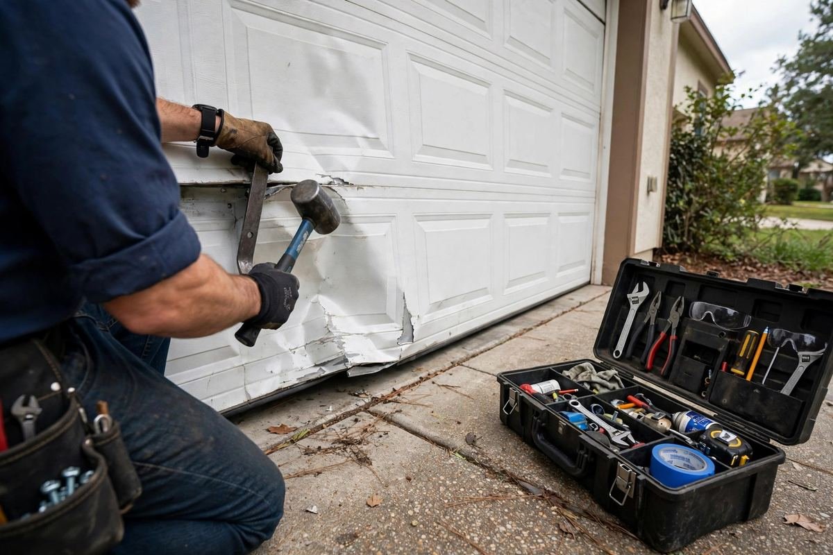 Garage Door Panel Repair Coppell TX